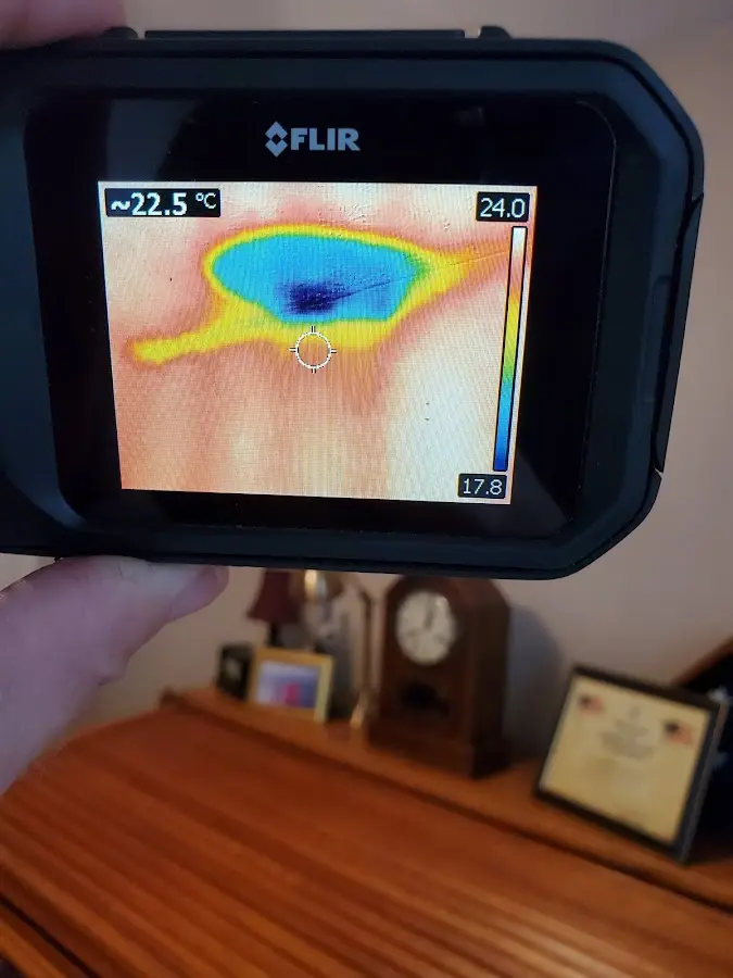 Thermal imaging inspection for water damage in Gulf Hills