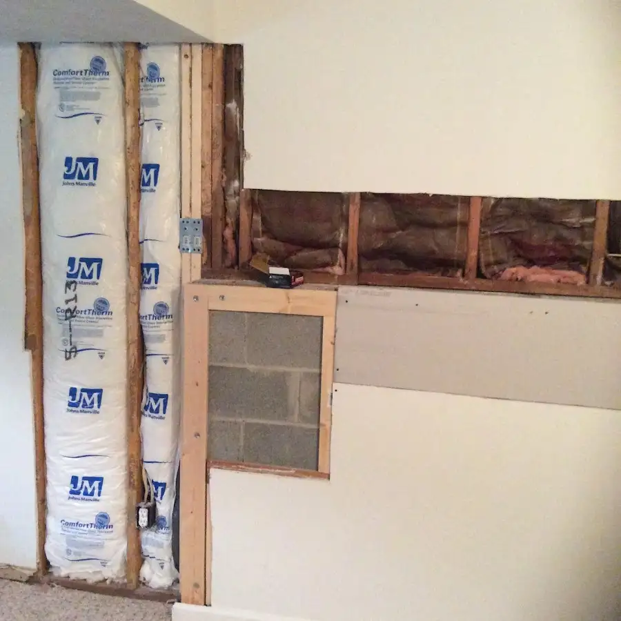 Wall insulation replacement during Odor Removal & Deodorization in Gulf Hills